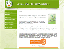 Tablet Screenshot of ecoagrijournal.com